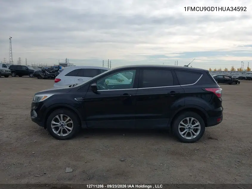 2017 FORD ESCAPE VIN 1FMCU9GD1HUA34592 — фото 12