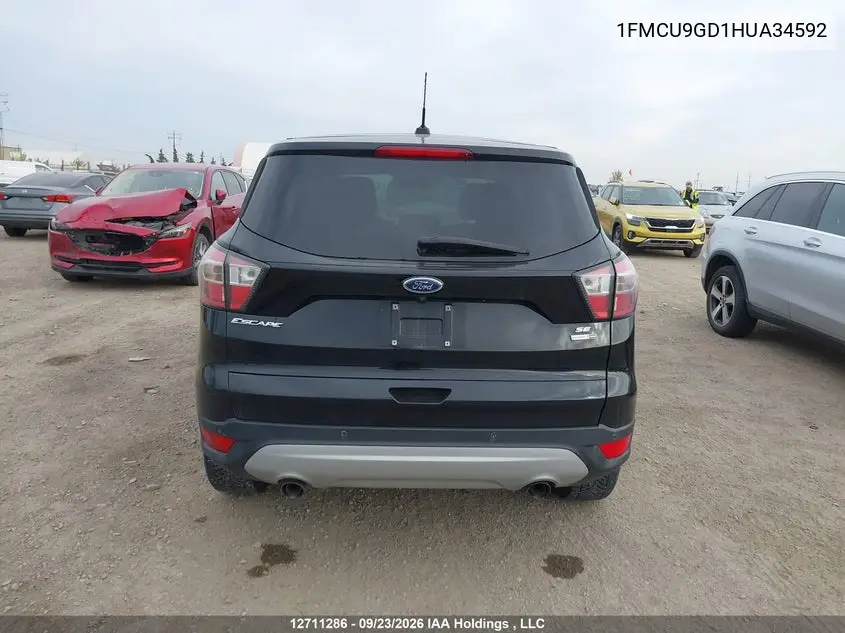 2017 FORD ESCAPE VIN 1FMCU9GD1HUA34592 — фото 14