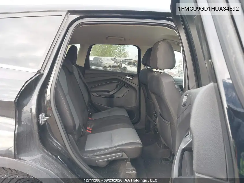2017 FORD ESCAPE VIN 1FMCU9GD1HUA34592 — фото 8