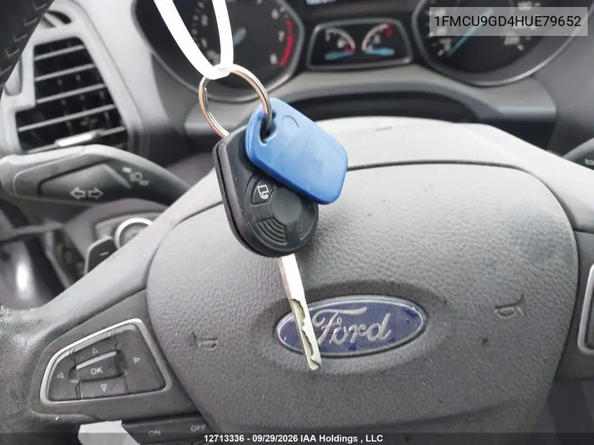 2017 FORD ESCAPE VIN 1FMCU9GD4HUE79652 — фото 11