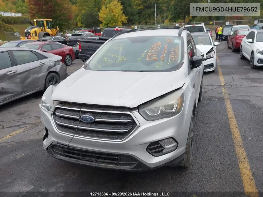 2017 FORD ESCAPE VIN 1FMCU9GD4HUE79652 — фото 13