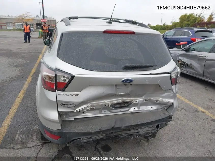 2017 FORD ESCAPE VIN 1FMCU9GD4HUE79652 — фото 17