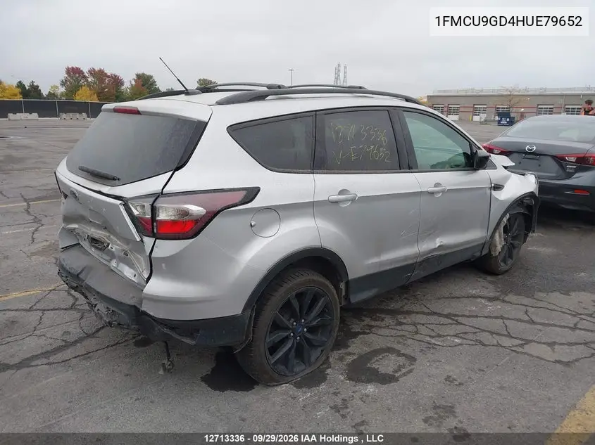 2017 FORD ESCAPE VIN 1FMCU9GD4HUE79652 — фото 4