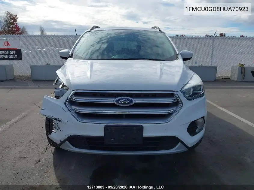 2017 FORD ESCAPE VIN 1FMCU0GD8HUA70923 — фото 12