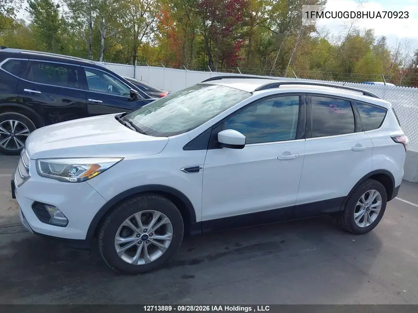 2017 FORD ESCAPE VIN 1FMCU0GD8HUA70923 — фото 14