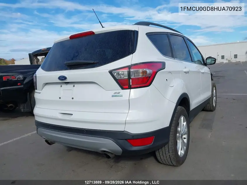 2017 FORD ESCAPE VIN 1FMCU0GD8HUA70923 — фото 4