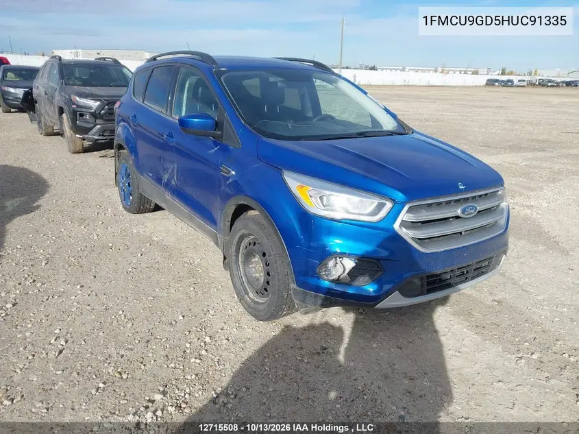 FORD ESCAPE 2017, VIN 1FMCU9GD5HUC91335