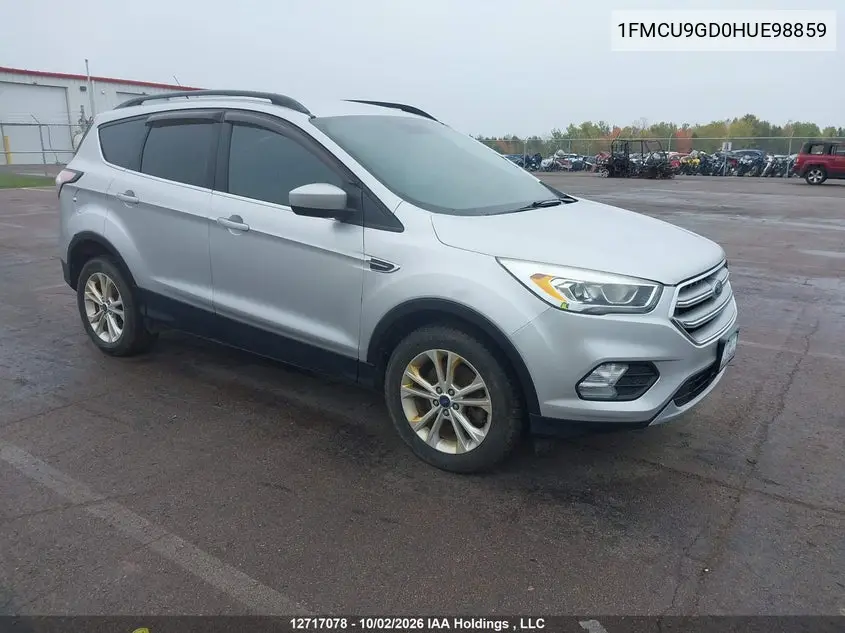 FORD ESCAPE 2017, VIN 1FMCU9GD0HUE98859