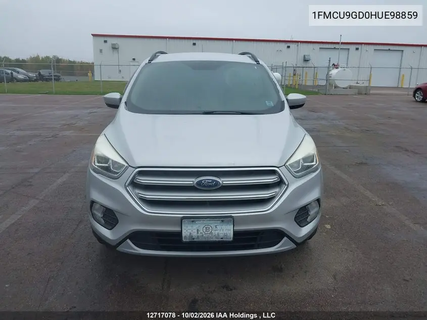 2017 FORD ESCAPE VIN 1FMCU9GD0HUE98859 — фото 12