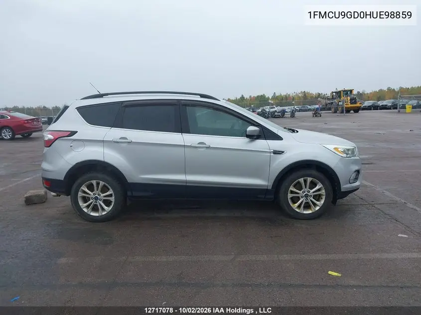 2017 FORD ESCAPE VIN 1FMCU9GD0HUE98859 — фото 13