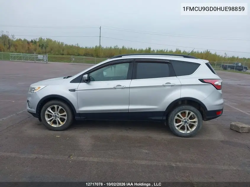 2017 FORD ESCAPE VIN 1FMCU9GD0HUE98859 — фото 14