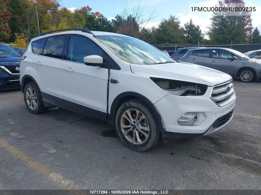 FORD ESCAPE 2017, VIN 1FMCU0GD8HUB09235