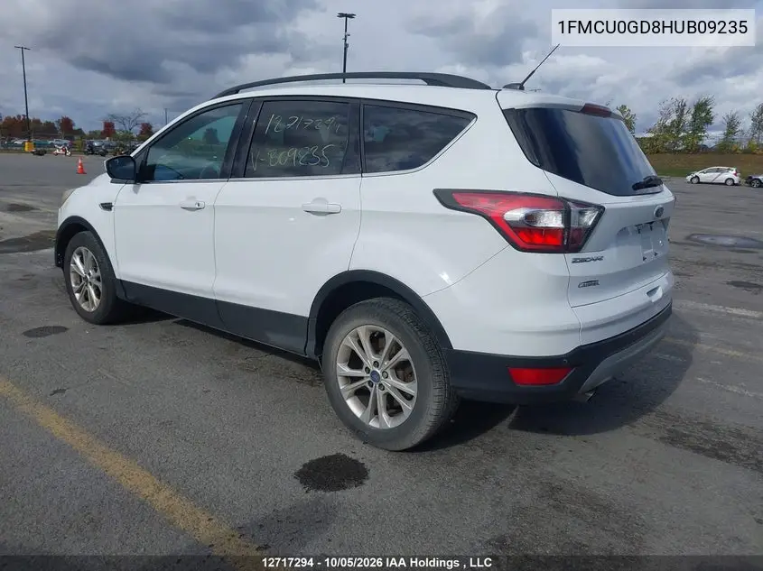 2017 FORD ESCAPE VIN 1FMCU0GD8HUB09235 — фото 3