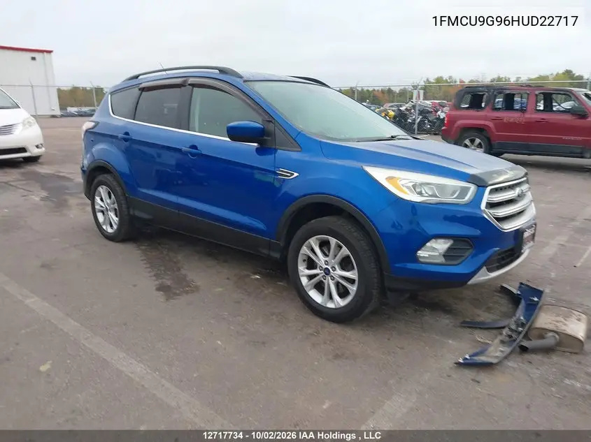 FORD ESCAPE 2017, VIN 1FMCU9G96HUD22717