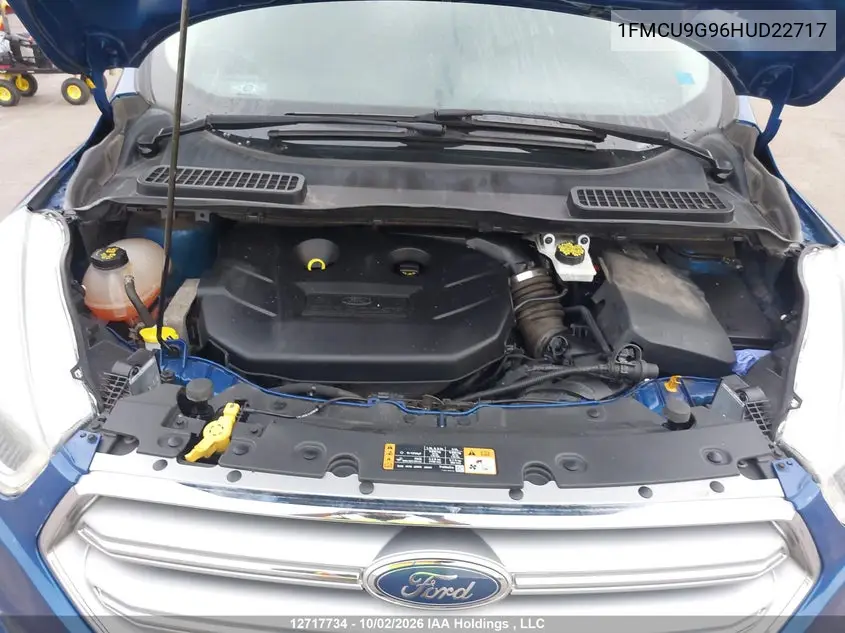 2017 FORD ESCAPE VIN 1FMCU9G96HUD22717 — фото 9