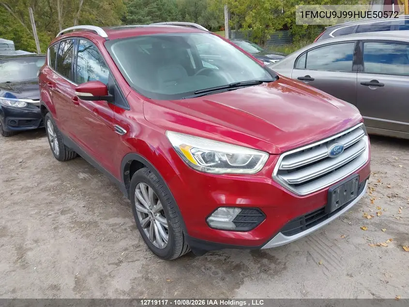 FORD ESCAPE 2017, VIN 1FMCU9J99HUE50572