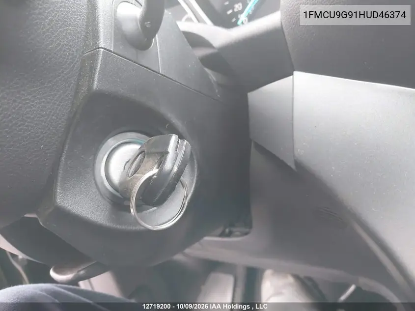 2017 FORD ESCAPE VIN 1FMCU9G91HUD46374 — фото 11