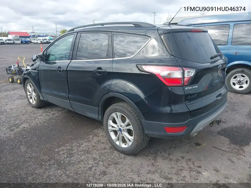 2017 FORD ESCAPE VIN 1FMCU9G91HUD46374 — фото 3