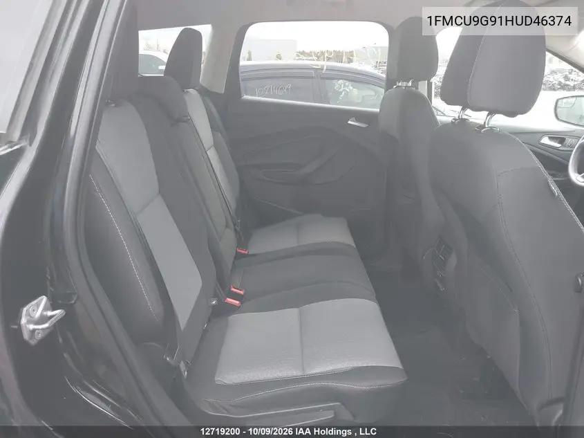 2017 FORD ESCAPE VIN 1FMCU9G91HUD46374 — фото 8