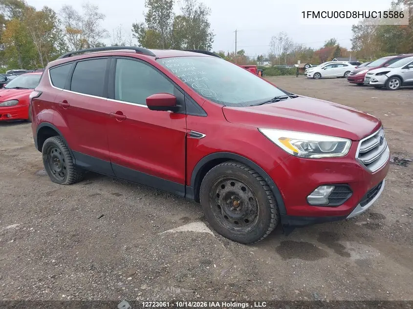 FORD ESCAPE 2017, VIN 1FMCU0GD8HUC15586