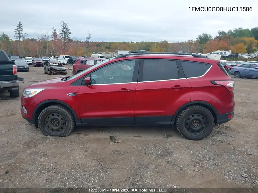 2017 FORD ESCAPE VIN 1FMCU0GD8HUC15586 — фото 14