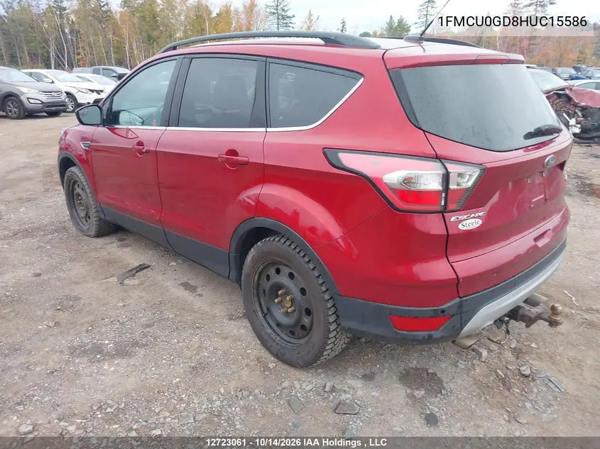 2017 FORD ESCAPE VIN 1FMCU0GD8HUC15586 — фото 3