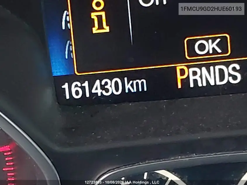 2017 FORD ESCAPE VIN 1FMCU9GD2HUE60193 — фото 16