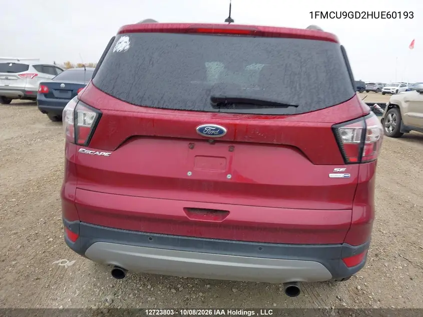 2017 FORD ESCAPE VIN 1FMCU9GD2HUE60193 — фото 17