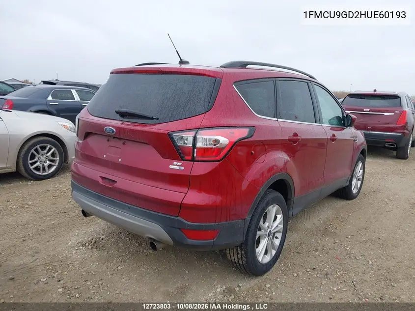 2017 FORD ESCAPE VIN 1FMCU9GD2HUE60193 — фото 4