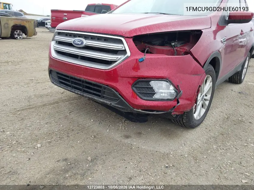 2017 FORD ESCAPE VIN 1FMCU9GD2HUE60193 — фото 6