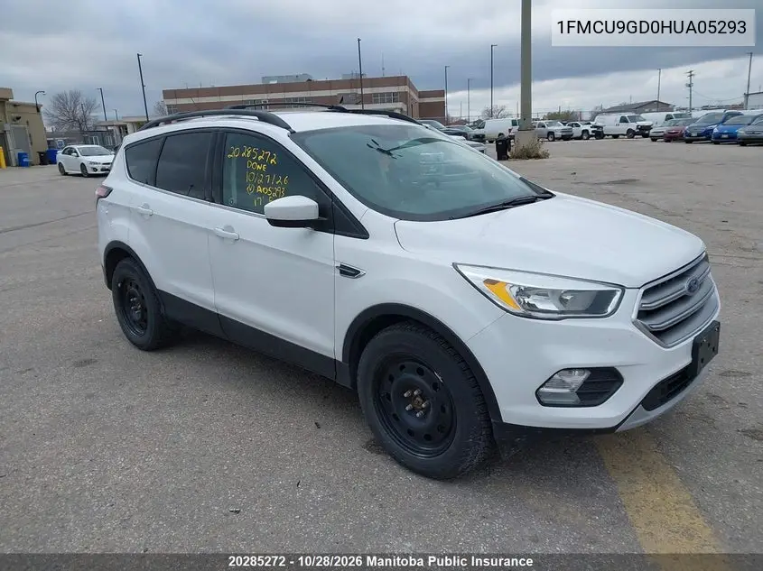 FORD ESCAPE 2017, VIN 1FMCU9GD0HUA05293