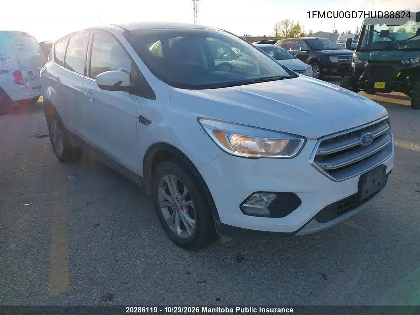 FORD ESCAPE 2017, VIN 1FMCU0GD7HUD88824