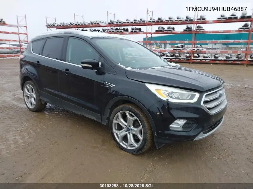 FORD ESCAPE 2017, VIN 1FMCU9J94HUB46887