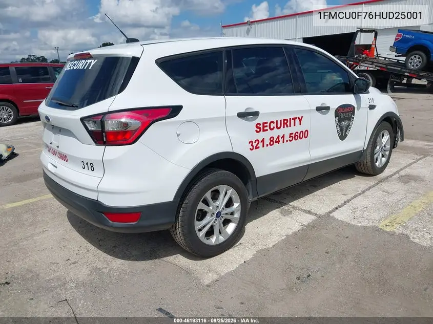 2017 FORD ESCAPE VIN 1FMCU0F76HUD25001 — фото 4