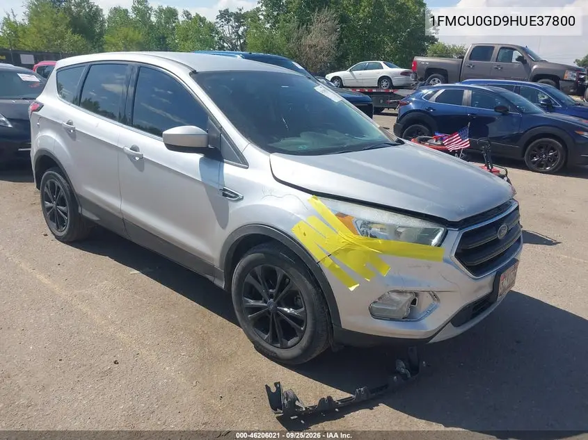 FORD ESCAPE 2017, VIN 1FMCU0GD9HUE37800