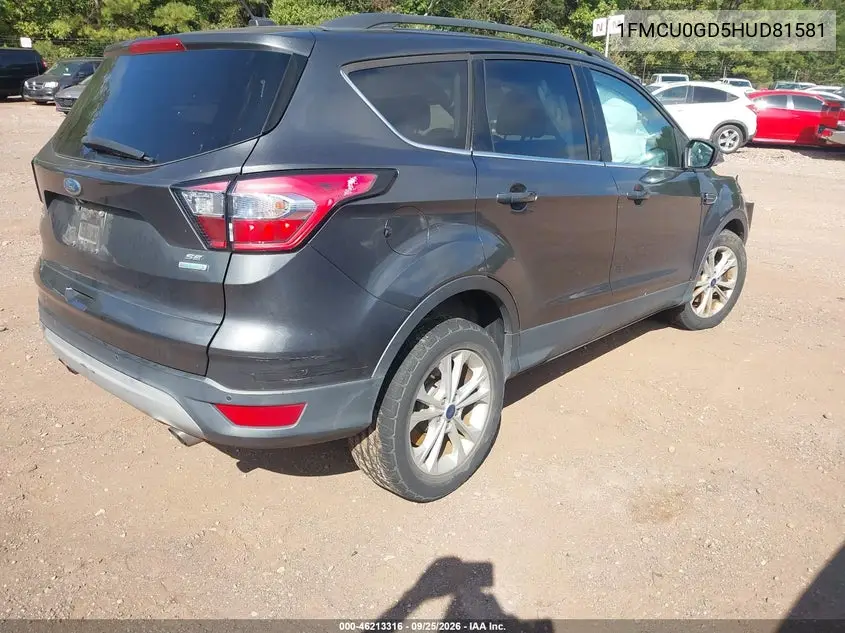 2017 FORD ESCAPE VIN 1FMCU0GD5HUD81581 — фото 4
