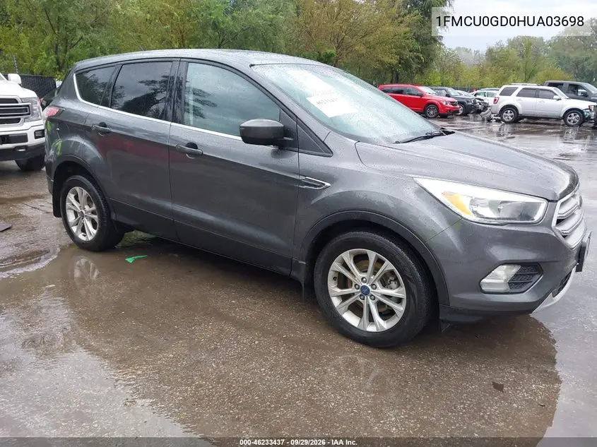 FORD ESCAPE 2017, VIN 1FMCU0GD0HUA03698
