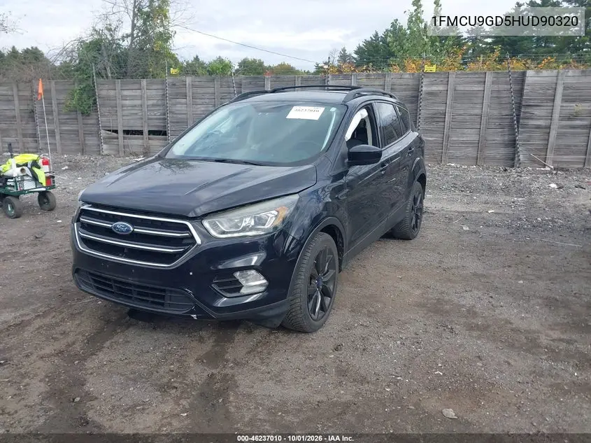 2017 FORD ESCAPE VIN 1FMCU9GD5HUD90320 — фото 2