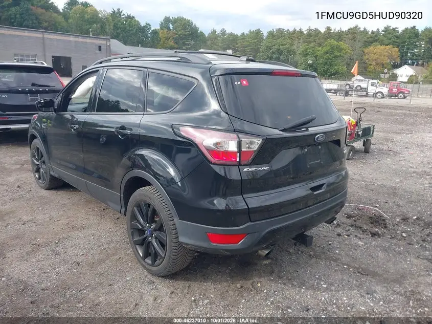 2017 FORD ESCAPE VIN 1FMCU9GD5HUD90320 — фото 3