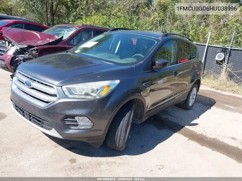 2017 FORD ESCAPE VIN 1FMCU0GD6HUD38996 — фото 2