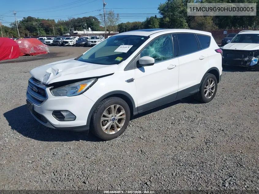 2017 FORD ESCAPE VIN 1FMCU9G90HUD30005 — фото 2