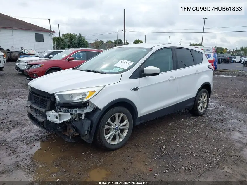 2017 FORD ESCAPE VIN 1FMCU9GD7HUB61833 — фото 2