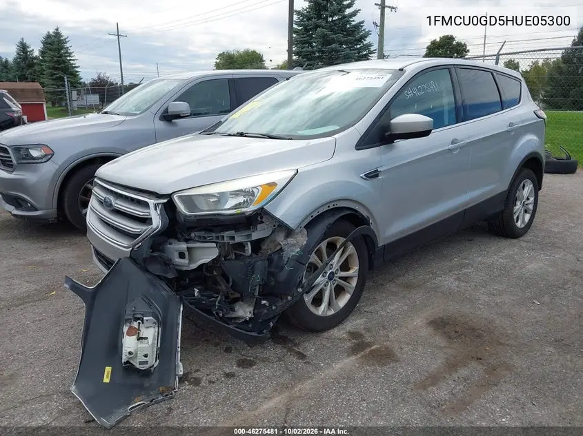 2017 FORD ESCAPE VIN 1FMCU0GD5HUE05300 — фото 2