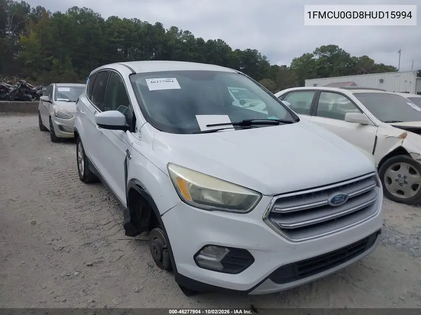 FORD ESCAPE 2017, VIN 1FMCU0GD8HUD15994