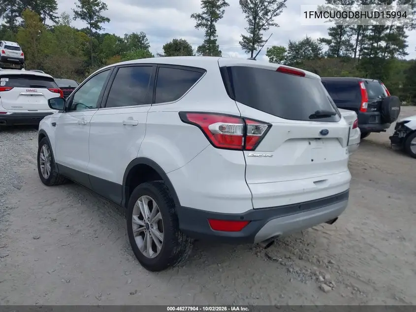 2017 FORD ESCAPE VIN 1FMCU0GD8HUD15994 — фото 3