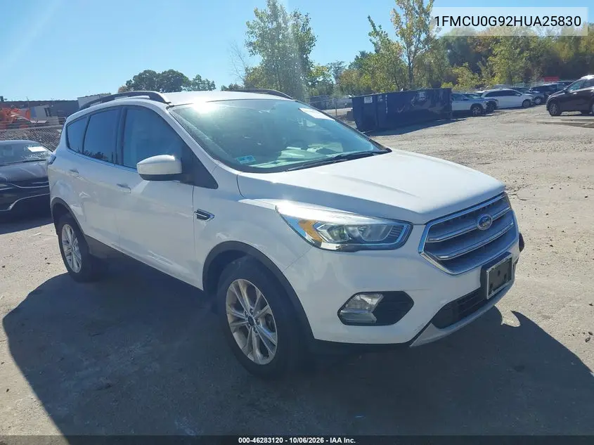 FORD ESCAPE 2017, VIN 1FMCU0G92HUA25830
