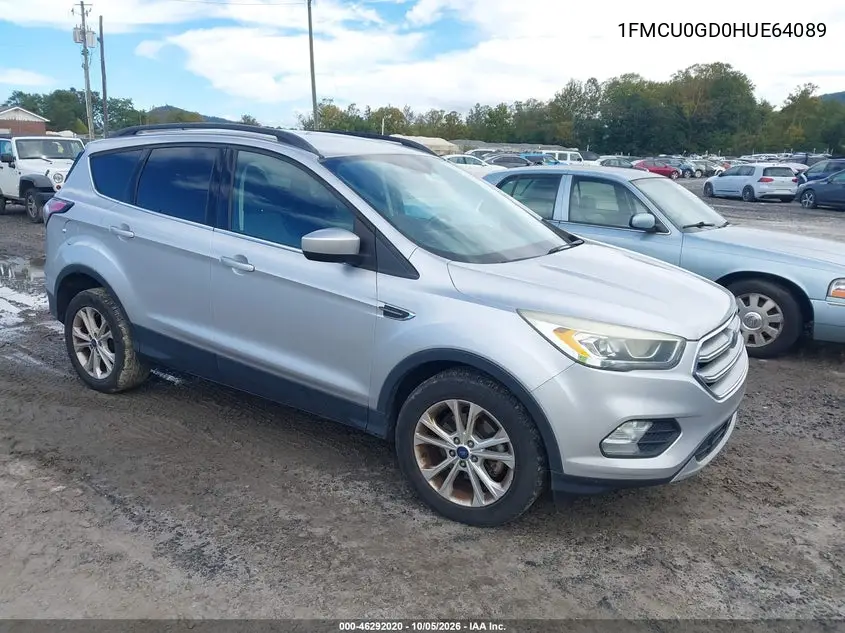 FORD ESCAPE 2017, VIN 1FMCU0GD0HUE64089