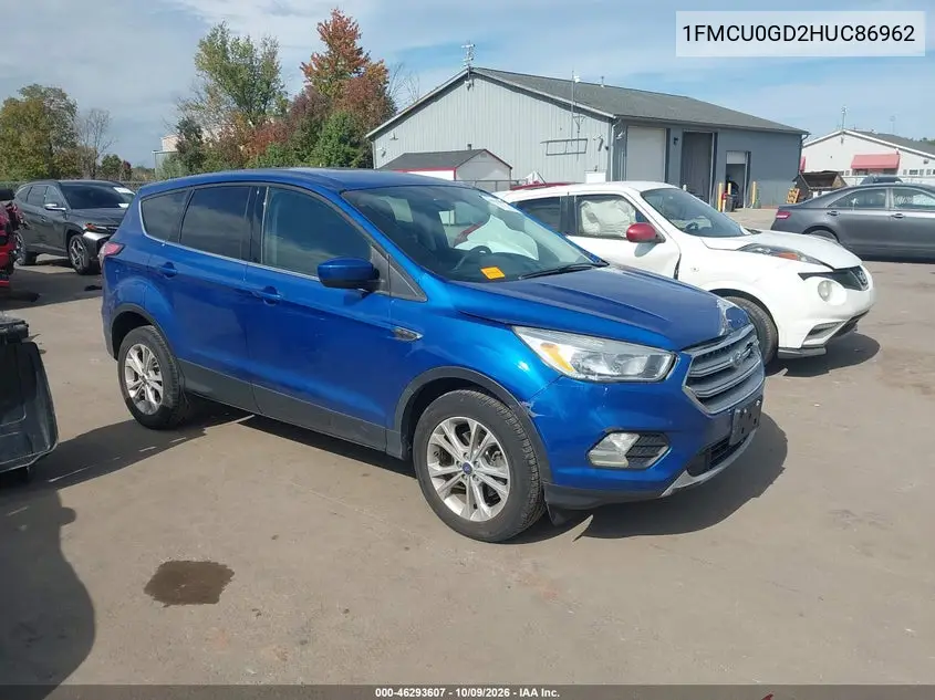 FORD ESCAPE 2017, VIN 1FMCU0GD2HUC86962