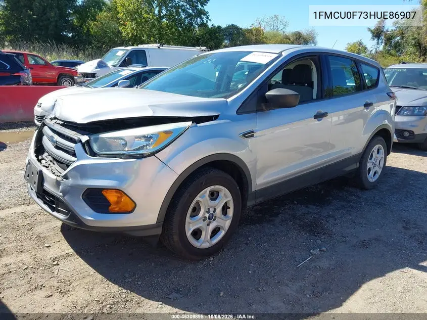2017 FORD ESCAPE VIN 1FMCU0F73HUE86907 — фото 2