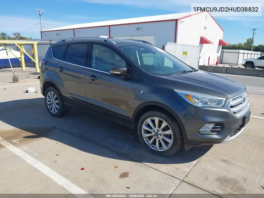 FORD ESCAPE 2017, VIN 1FMCU9JD2HUD38832